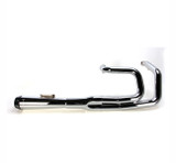 Bassani Road Rage II Short Chrome Mega-Power Exhaust System | Black Tip (1S12R)