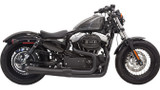 Bassani Road Rage II Short Mega-Power Full 2-1 Exhaust System | Black (1X32RB)