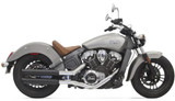Bassani 3" Black Slip-On Slash Cut Exhaust Mufflers (8S27BSB)