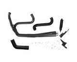 Bassani Road Rage Short Upswept 12" Megaphone Black 2-into-1 Exhaust (14222J)