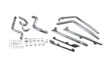 Bassani True-Dual 30" Fishtail Chrome Exhaust System w/out Baffles (1S46E-30)