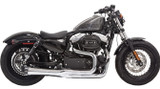 Bassani Road Rage II Short Mega-Power Full 2-1 Exhaust System | Chrome (1X32R)