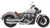 Bassani 3" Chrome Slip-On Mufflers w/Slash-Cut Ends (8S17SC)