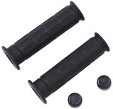 Parts Unlimited Laser Open End Black Motorcycle Grips (1806-10-001)