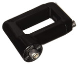 Kuryakyn Black Curved Side License Plate Mount (3118)