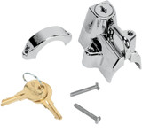 Kuryakyn 7/8"-1.25" Downtube Mounted Universal Chrome Helmet Lock (4220)