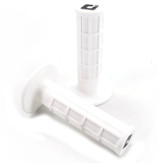 ODI Ruffian Pro Edition Half Waffle MX White Twist Throttle Grips (H01RFSW)