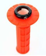 ODI MX V2 Lock-On Grips | Half Waffle | Twist Throttle | Fluo Orange (H36HWO)