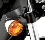 Memphis Shades Black Turn Signal Relocation Kit for Indian Scout (MEB9998)