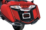 Kuryakyn LED Vertical Rear/Brake Light Strips Gloss Black w/Smoke Lens (3247)