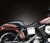 Le Pera Silhouette Smooth Up-Front Black Motorcycle Seat (LNU-861)