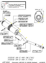 Leo Vince X3 Enduro Slip-On Muffler Stainless (3836)