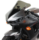 Zero Gravity Double Bubble Dark Smoke Windscreen for 03-05 Yamaha R6 (16-578-19)