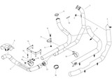 S&S Power Tune Dual Chrome Headers for '95-08 FL Touring/Tri-Glide (550-0003A)