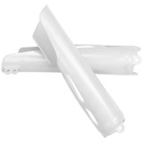 UFO White Plastic Front Fork Tube Protectors (HO04695#041)