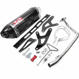 Yoshimura TRC Tri-Oval Carbon Exhaust System '03-24 Ruckus/Zooomer 50 (1290072)