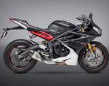 Yoshimura Alpha-T Slip-On Exhaust Muffler | Stainless | Daytona 675 (19675BP520)