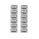 Woodys 5/16" Angled Double Digger Aluminum Backing Plates 12 Pack (ADA2-3775)