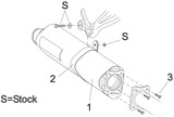 Yoshimura TRS Stainless Steel Bolt-On Exhaust Muffler (1115465)