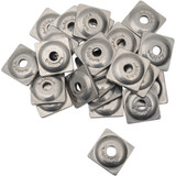 Woodys Natural Aluminum Square Digger Support Plates 24 Pack (ASW2-3775)
