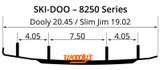 Woodys Dooly 6" Carbide Wearbar Runner (DS6-8250)