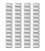 Woodys Two-Hole Natural Double Grand Digger Support Plates 48 Pack (ADG-3775-48)