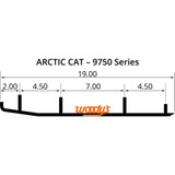 Woodys Executive Series 8" Carbide Wear Bar Runners (WAT-9750)
