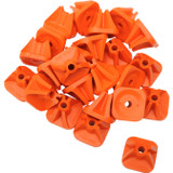 Stud Boy SuperLite .75" Single Backer Plates Pro Orange 24pk (2513-P1-ORG)