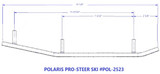 Stud Boy Switch-Back 6" Carbide Wear Bars (POL-R2523-60)