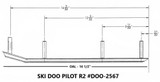 Stud Boy Shaper 6" Carbide Wear Bar Runners (DOO-S2567-60)