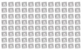 Stud Boy 5/16" Aluminum Square Backer Plates Silver - 96 Pack (2061-P3)