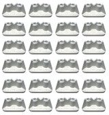 Stud Boy Pro SuperLite White Plastic Double Backer Plates 24-Pack (2512-P1-WHT)