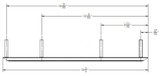 Stud Boy Shaper 6" Carbide Wear Bars - C&A Pro, Curve XS, SlyDog (CAP-S2198-60)