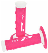 Pro Grip 791 Triple Density Grips - White/Flo Pink (PA079100BIFX)