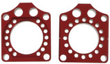 Pro Circuit Red Anodized Billet Axle Blocks (HAB09)