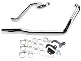Vance & Hines Dresser Duals Chrome Headers w/Heat Shields (16799)