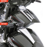 Paul Yaffe Chrome Steel Dash Kit 2008 & Up 6 Gallon Gas Tank (DDK-S-08-OEM-C)