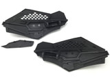 Powermadd Sentinel Black/Black Handguards w/Removable Vent Covers (34410)