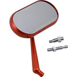 Arlen Ness Oval Forged Orange Left Mirror (13-185)
