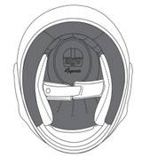 AGV X101 Helmet Inner Top Liner Pad