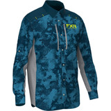 FXR Cast Performance UPF 21 Mens Long Sleeve Shirt
