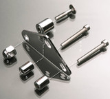 Kruzer Kaddy King Kaddy Perch Mount XLarge Chrome Cup Holder (1650)