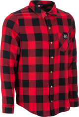 Fly Racing Tek Mens Flannel Button Up Long Sleeve Shirt