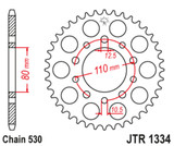 JT Steel Rear Sprocket 39 Tooth (JTR1334.39)