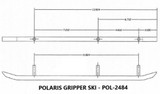 Stud Boy Shaper 9" Carbide Wear Bar Runners (POL-S2484-90)