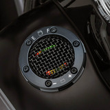 Kuryakyn Fuel/Battery Gauge with Black Mesh Grille (6551)