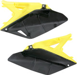 Acerbis Black/Yellow Plastic Rear Side Panels (2171921017)