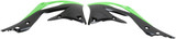 Acerbis Green/Black Plastic Radiator Shrouds/Scoops (2250431089)