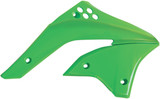 Acerbis Green Plastic Radiator Shrouds for '06-08 Kawasaki KX450F (2043750006)