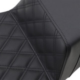 Saddlemen Step-Up Extended Reach Lattice Stitch Black Seat (808-07B-172E)